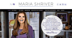 Desktop Screenshot of mariashriver.com